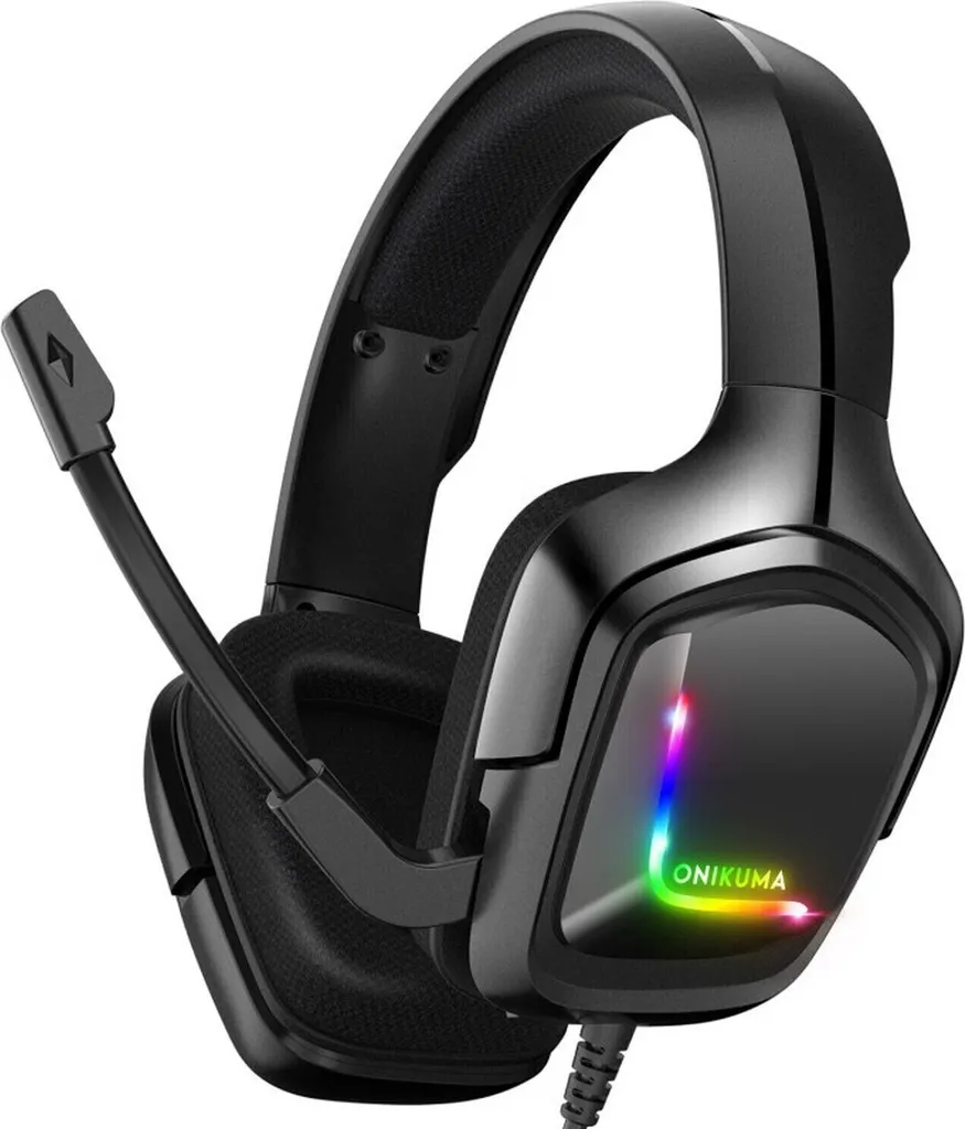 Casque de Jeu RGB Onikuma K20 Son Surround et Micro à Isolation Phonique