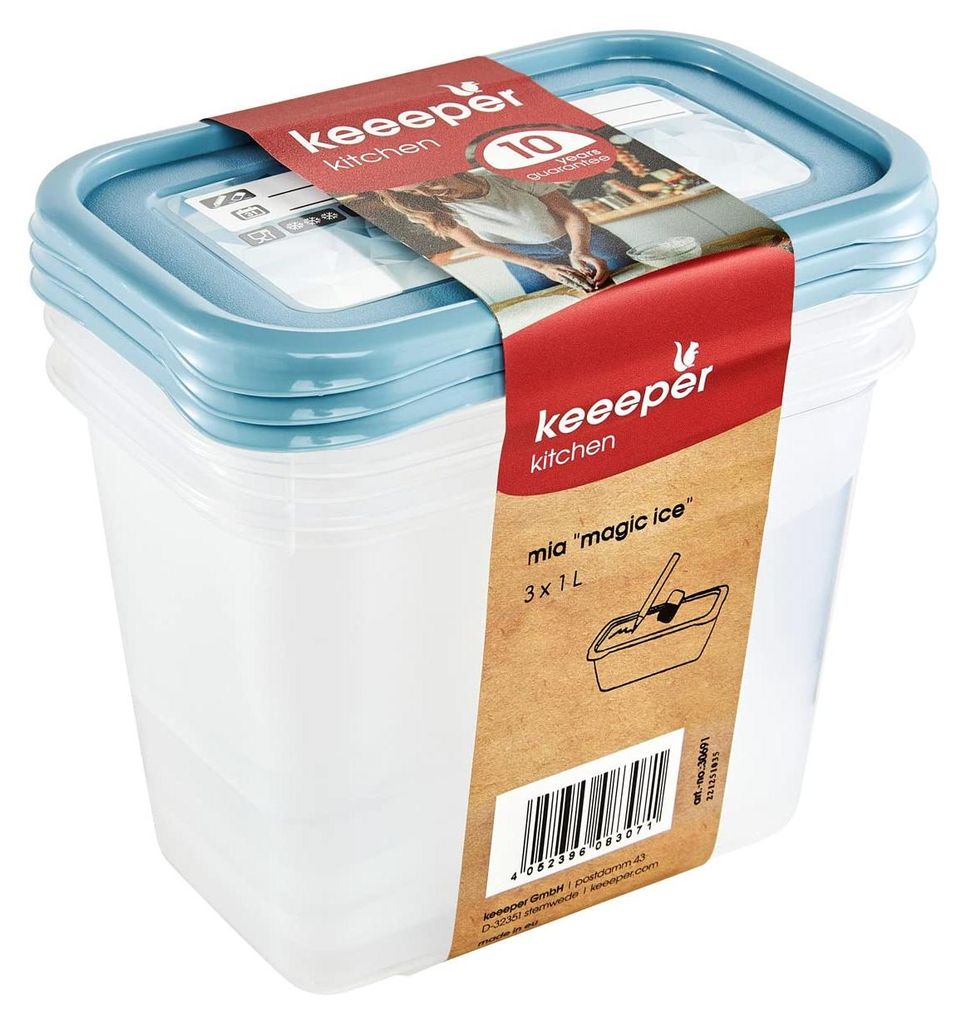 keeeper Set de boîtes de congélation Mia "Magic Ice" 3x 1,0 Image du produit 