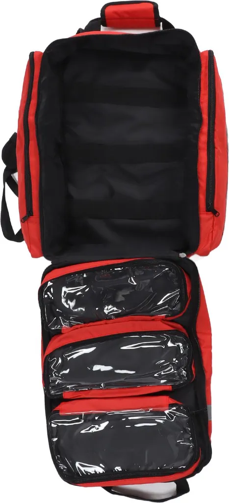 Sac de premiers secours de grande capacité avec compartiments modulables