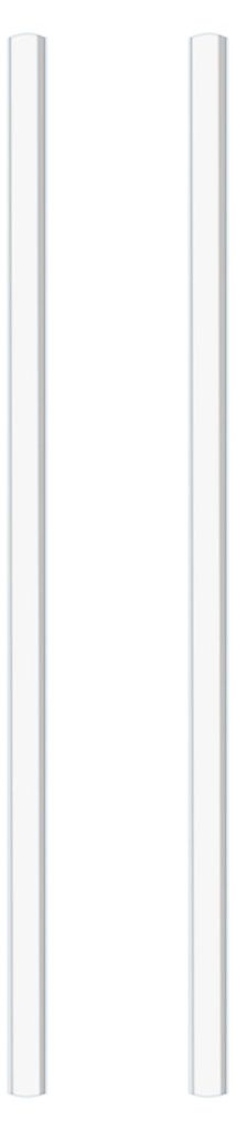 2 wiederverwendbare PP-Strohhalme für 30/40-oz-Becher, auslaufsicher, geruchsneutral, Ersatzstrohhalme, Zubehör für eiskalte Becher, ideal für ...