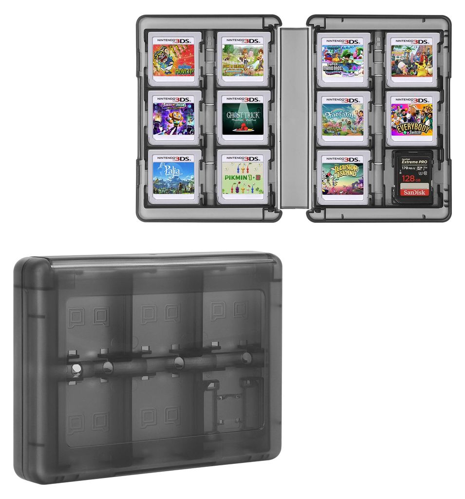 kwmobile Aufbewahrungsbox für Spiel-Kartuschen kompatibel Produktbild 