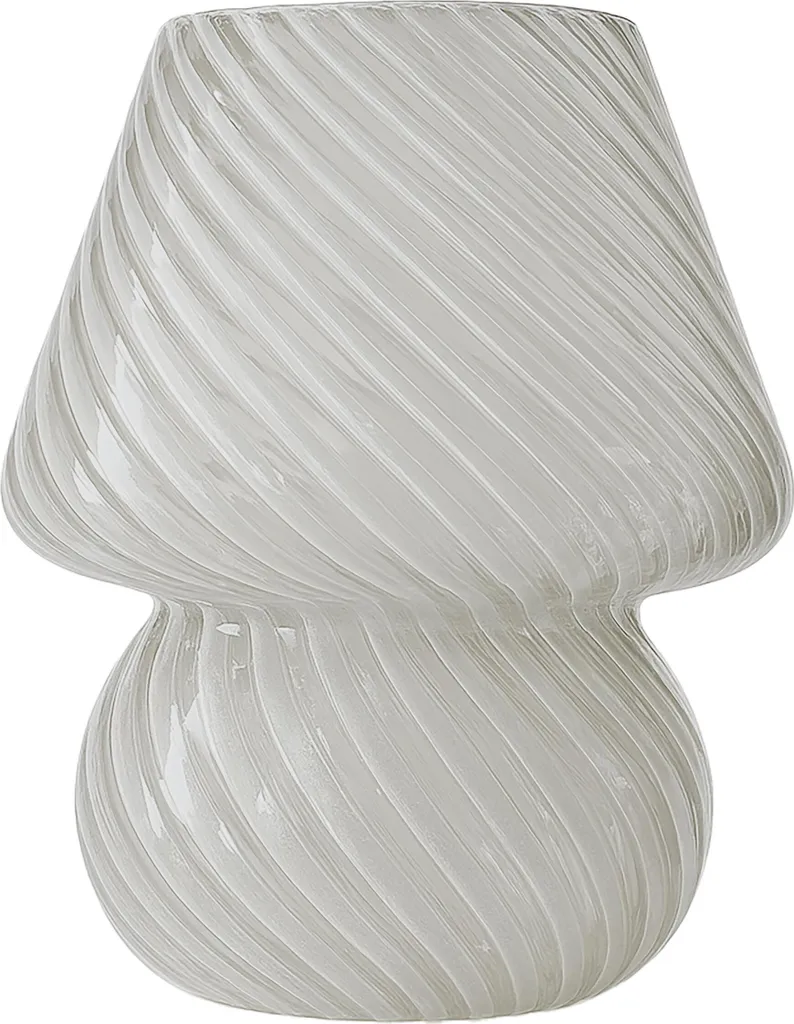 Relaxdays Lampe de table champignon au design rétro vintage en métal