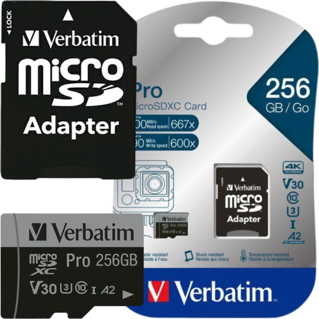 Verbatim 47046, 512 GB, MicroSDXC, Klasa 10, UHS-I, 100 Zdjęcie produktu 
