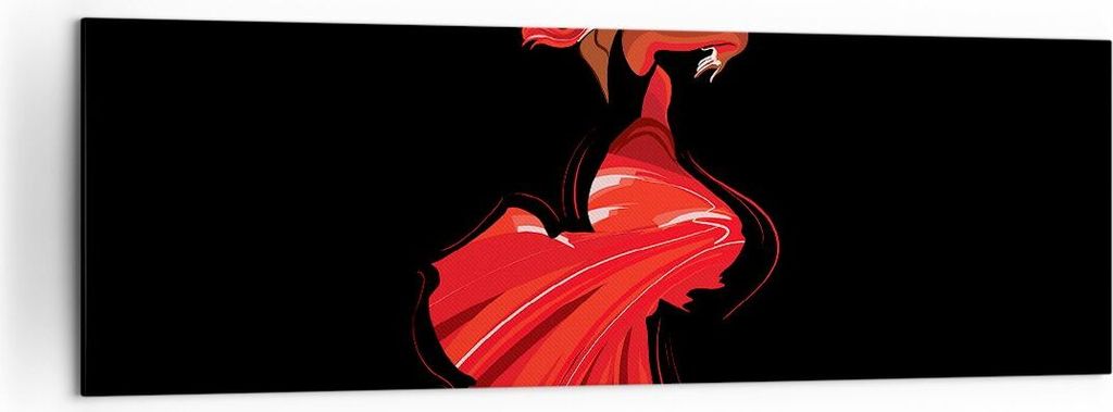Bild auf Leinwand - Leinwandbild - Tanz Tänzer - 160x50cm - Produktbild 