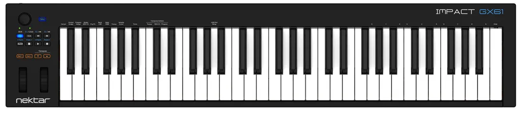 Clavier Maître MIDI 61 Notes Nektar GX61 Contrôleur USB Intégré DAW