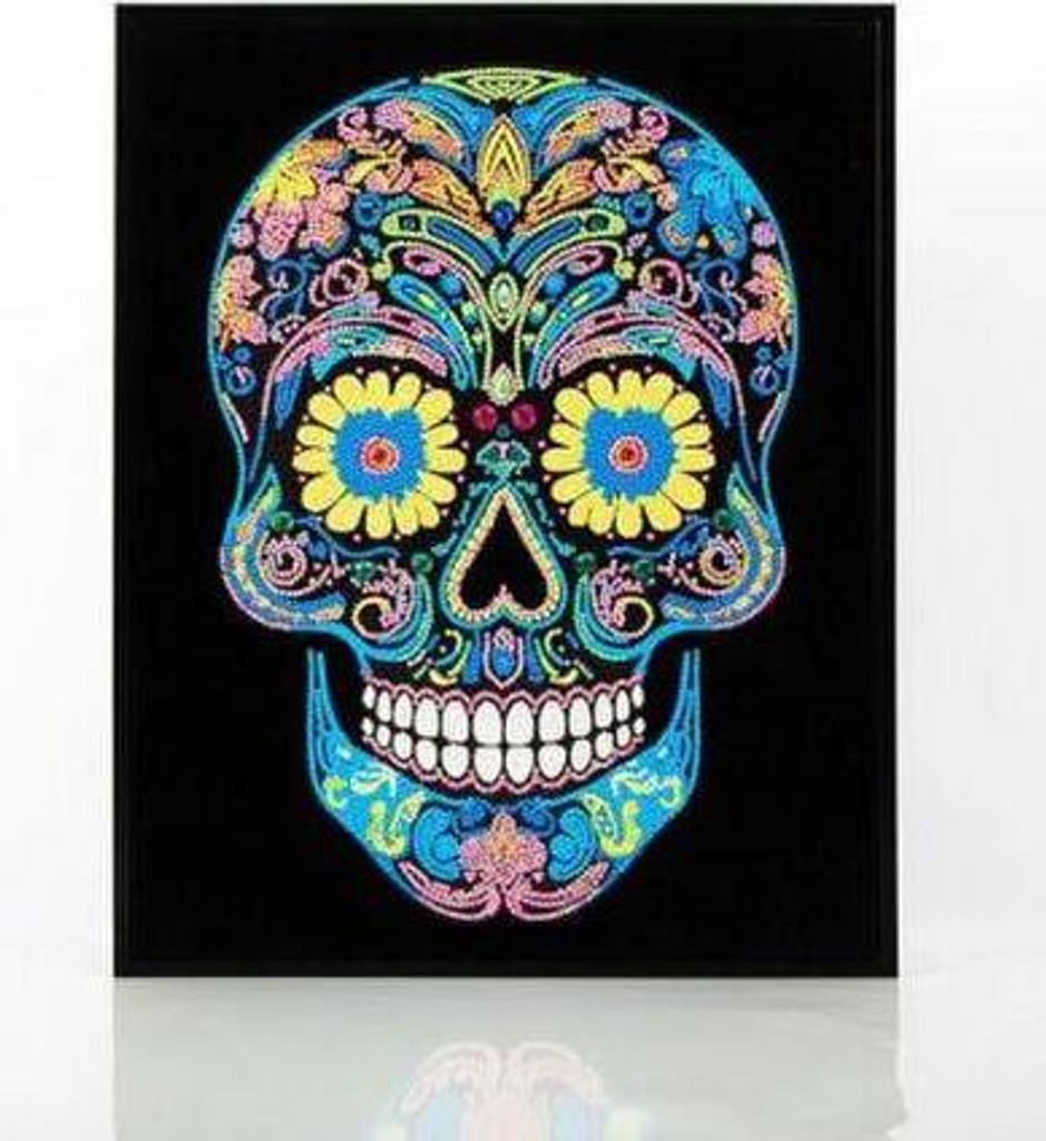 Carletto|Diamond Dotz Diamond Painting Neon Totenkopf