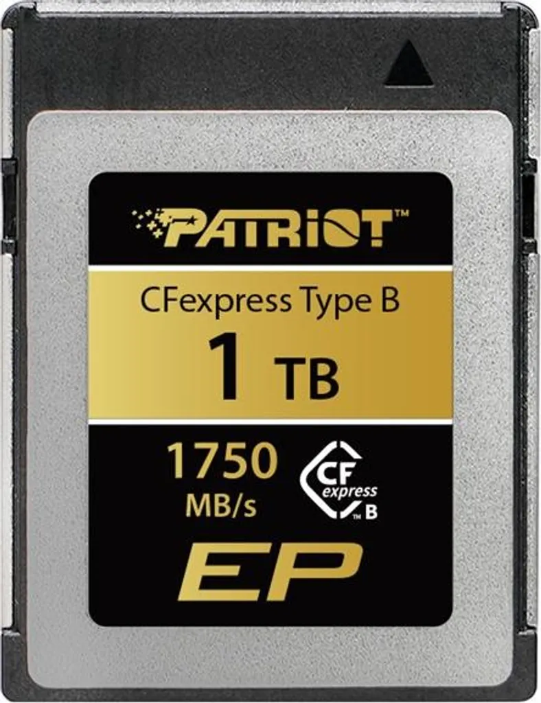 Carte CFexpress Type B Patriot EP 1TB pour Vidéo 8K et Photographie Pro