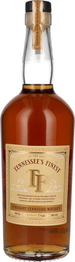 TENNESSEE'S FINEST Straight Tennessee Whiskey 40% Vol. 0,7l Produktbild 