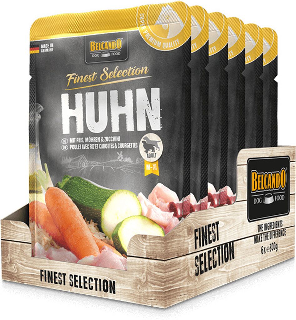 BELCANDO Huhn mit Reis, Möhren & Zucchini 6x 300g Produktbild 