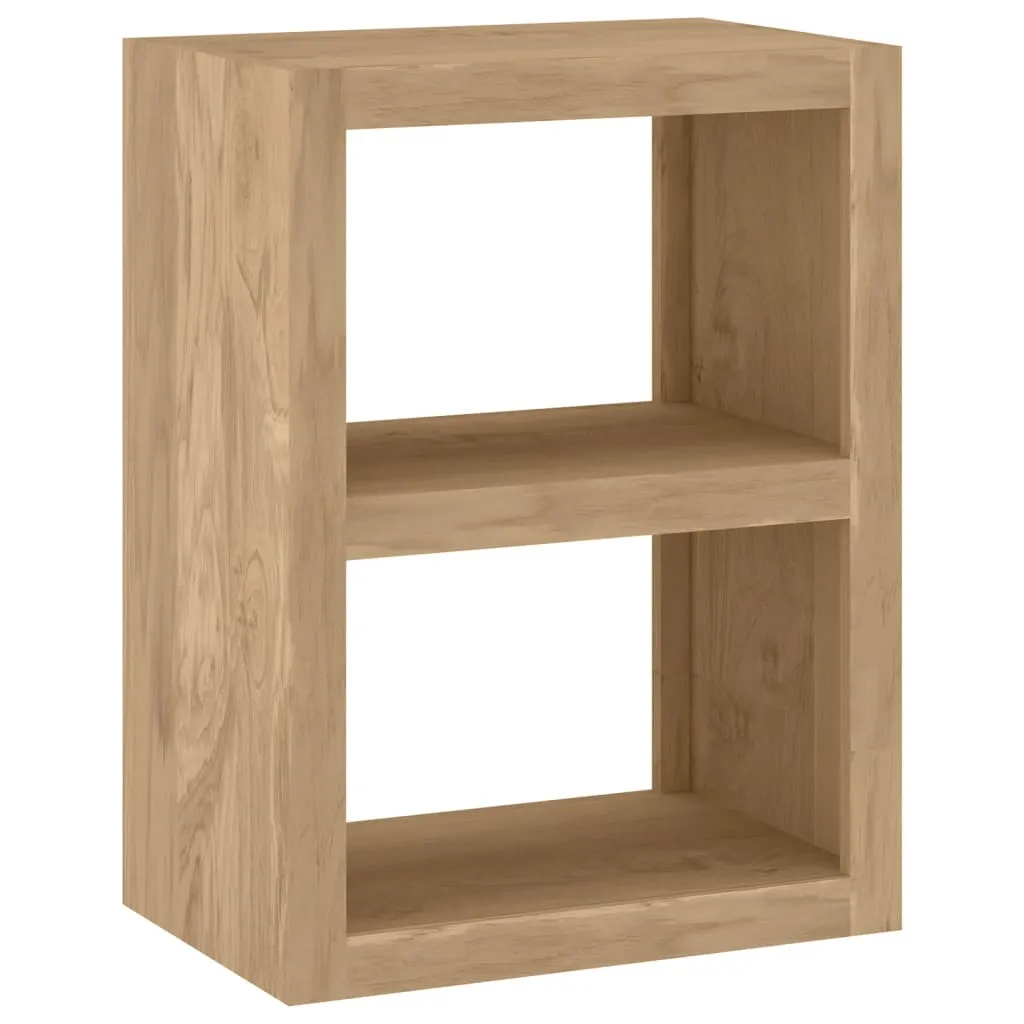 Table de chevet en teck massif 45x30x60 cm bout de canapé vidaXL