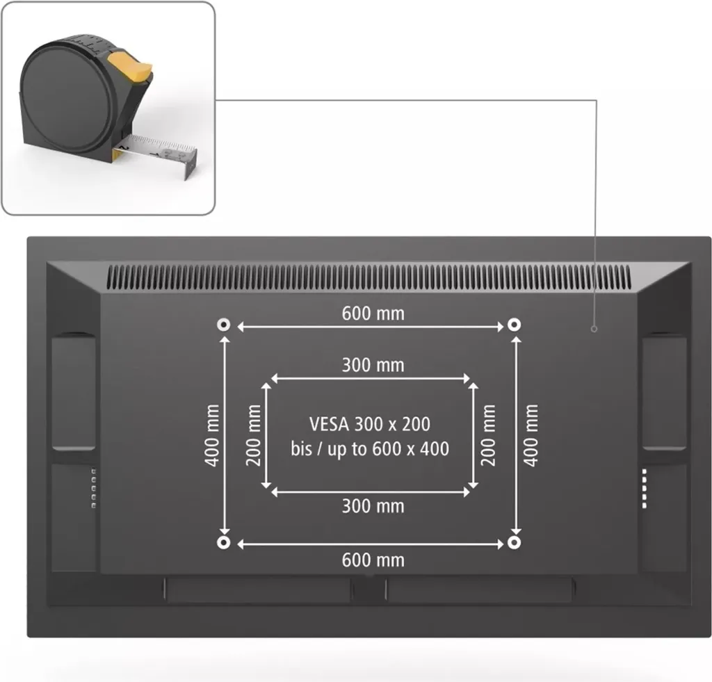 Support TV robuste 80 pouces anti-reflets avec inclinaison réglable - 11