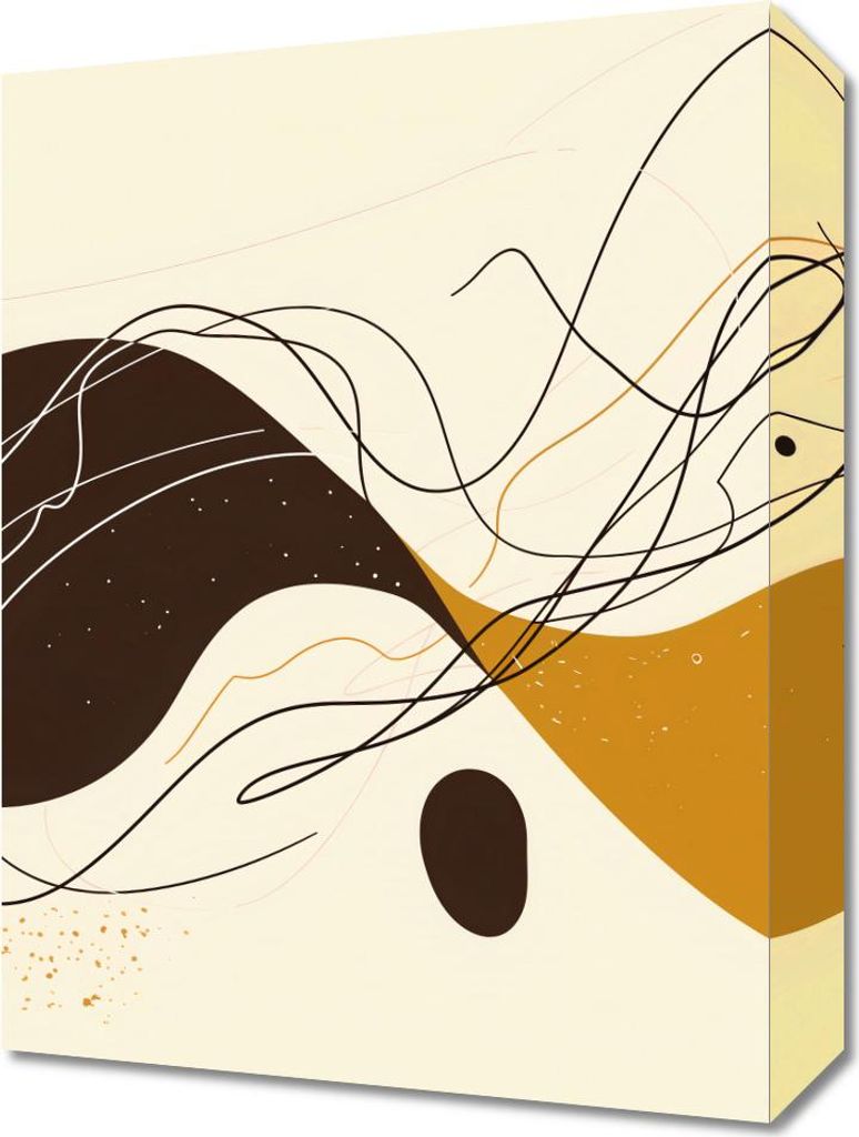 Bild 30x40cm Symphonie von Linien und Formen