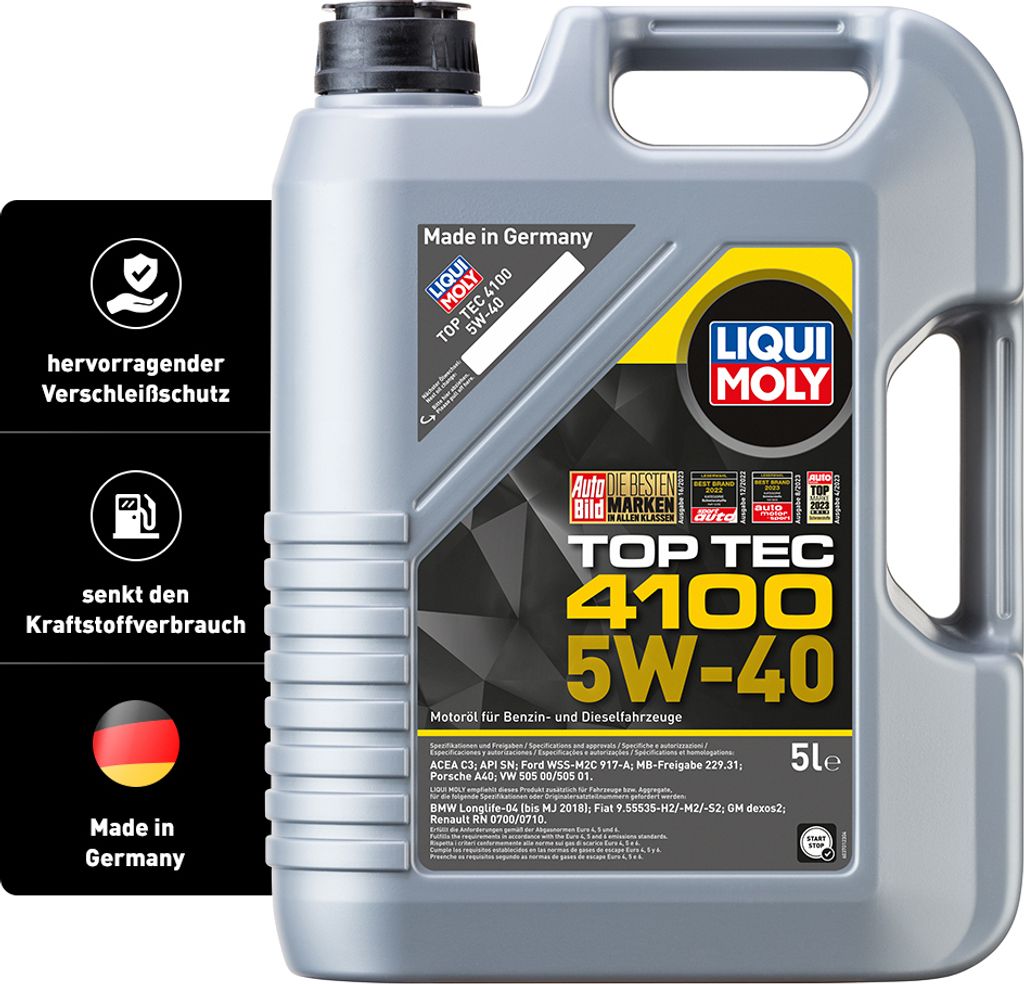 Liqui Moly Top Tec 4100 5W-40 5 Liter Produktbild 8