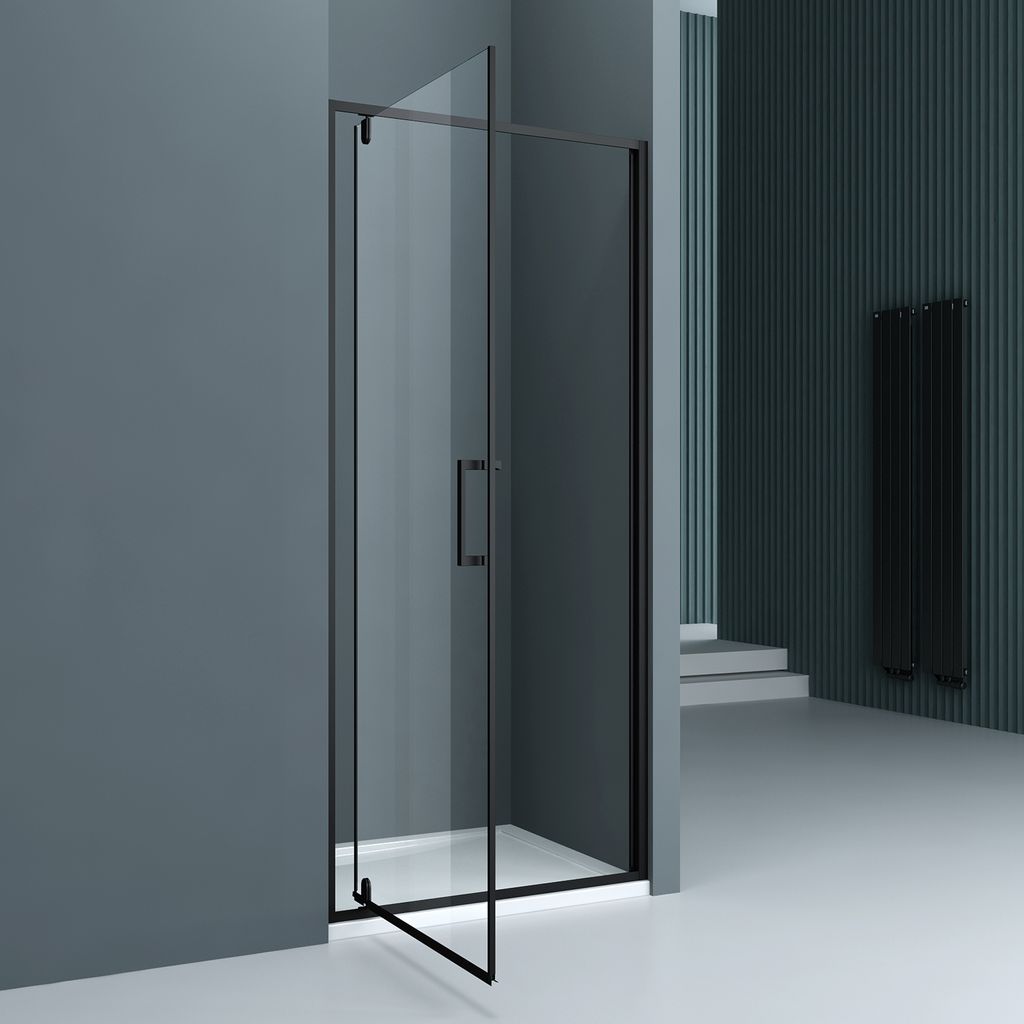 doporro Nischentür Duschabtrennung 80x200cm Duschtür Produktbild 