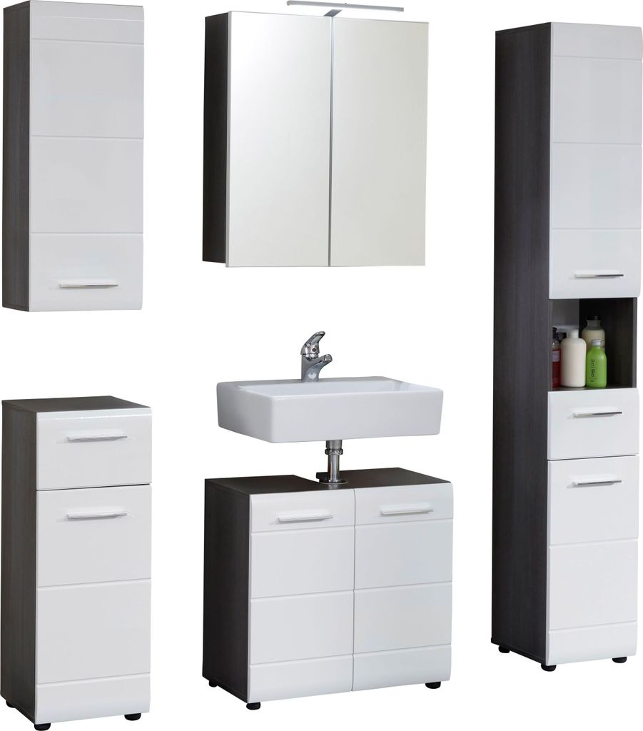 trendteam Bad 5-teilige Kombination Line/Skin Sardegna Produktbild 4