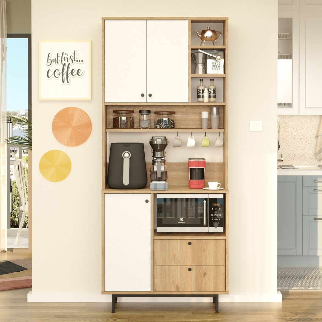 Skye Decor, RE6-SW, Schränke, Mehrzweckschrank, Eiche, 88 x Produktbild 