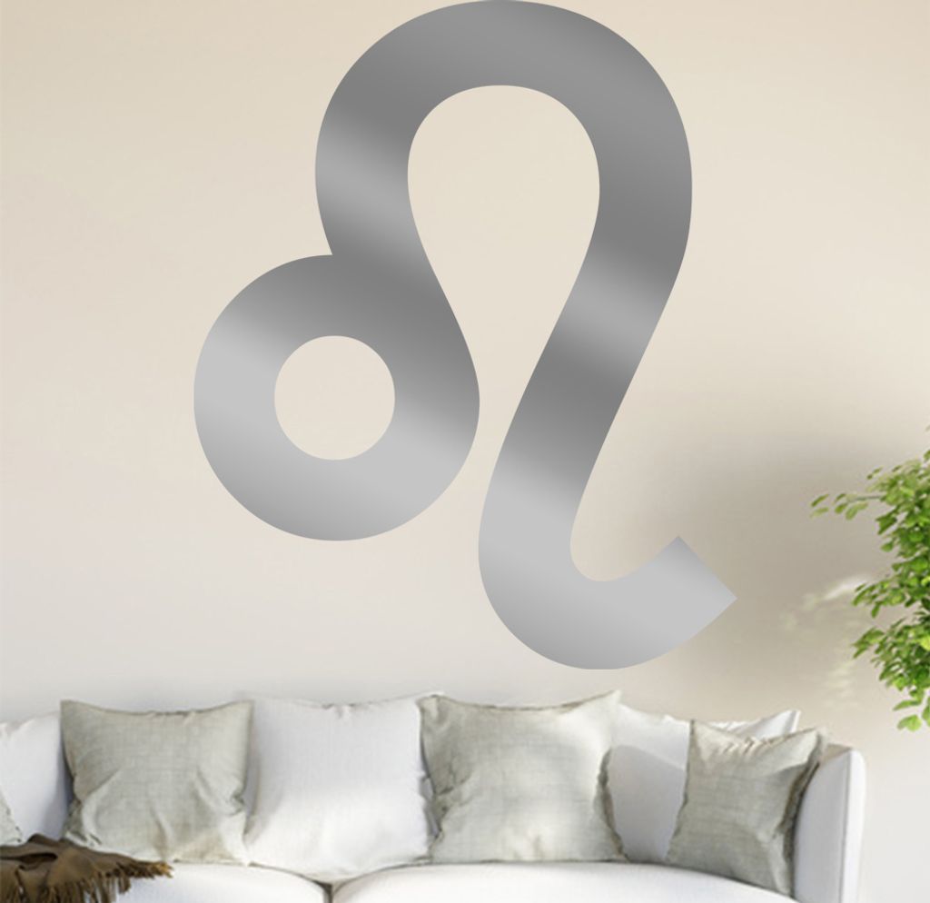 Sternzeichen: Löwe Wandtattoo in 6 Größen - Wandaufkleber Wall Sticker - Dekoration, Küche, Wohnzimmer, Schlafzimmer, Badezimmer