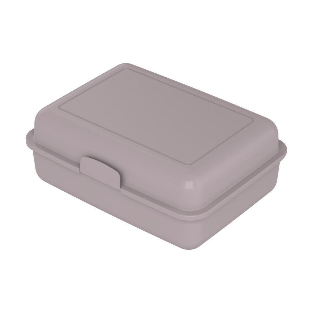 Lunchbox "School-Box" groß - Nachhaltige Brotzeitbox aus Zuckerrohr - Brotdose ideal für Kinder und Erwachsene - flieder