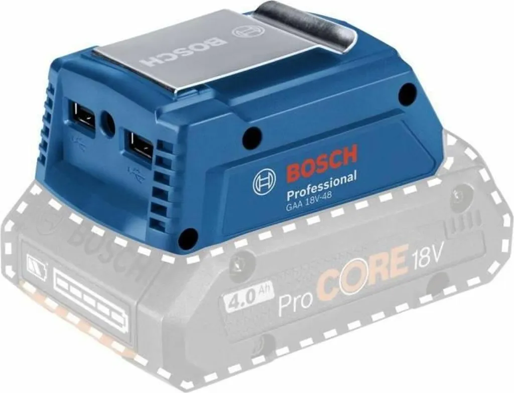 Adaptateur USB Bosch GAA 18V-48 High-Speed pour Batterie 18V Lithium