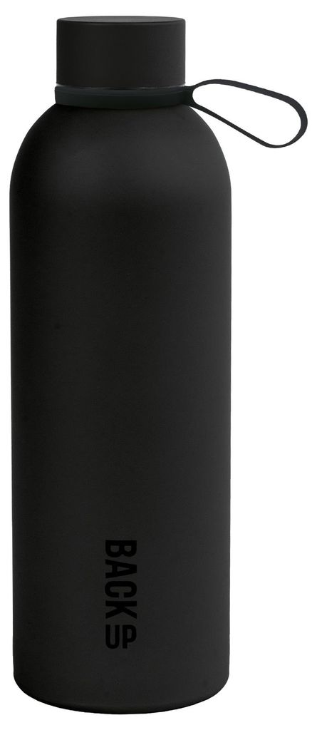 Thermosflasche „BackUP 8“ Modell A 56 von Derform in Schwarz