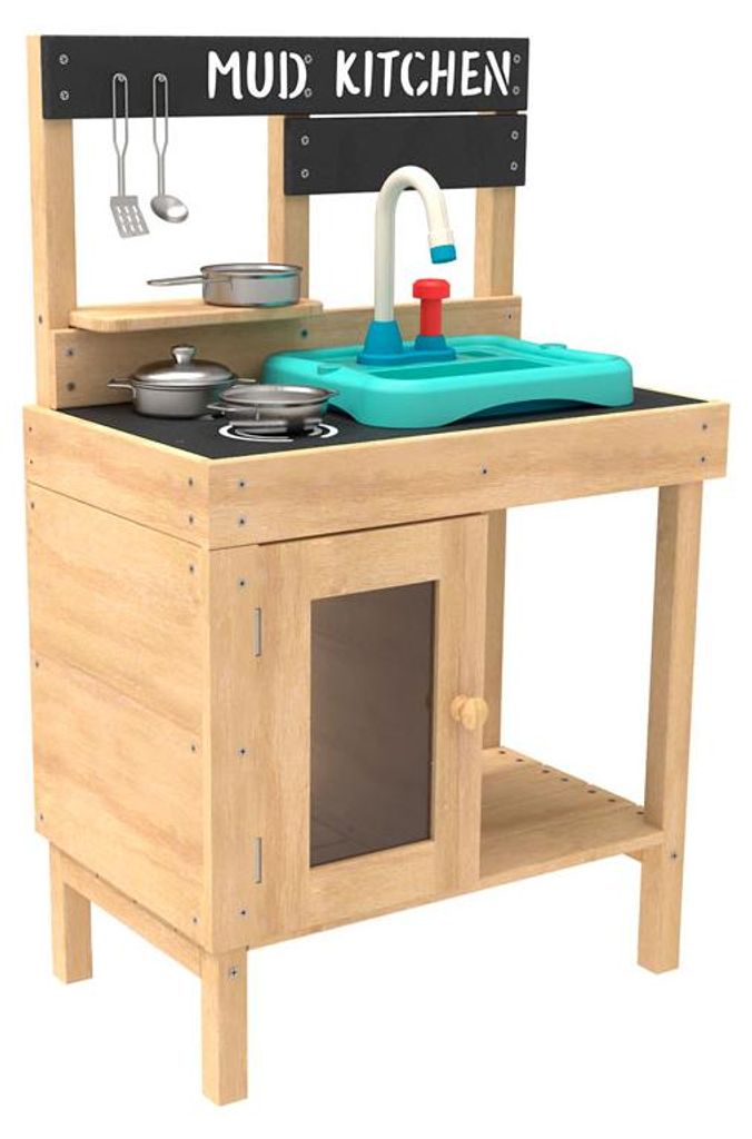 TP Toys Marienkäfer Holz Matschküche mit Küchenutensilien Produktbild 