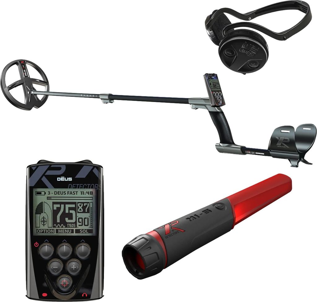 XP DEUS X35 22 RC Metalldetektor + WSA Kopfhörer +  Gratis Produktbild 