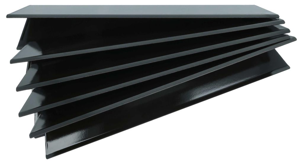 vhbw 5x Aromaschienen kompatibel mit Weber Spirit 2 E320, E310 Gasgrill, Grill - porzellanemaillierter Stahl, 39 cm Länge