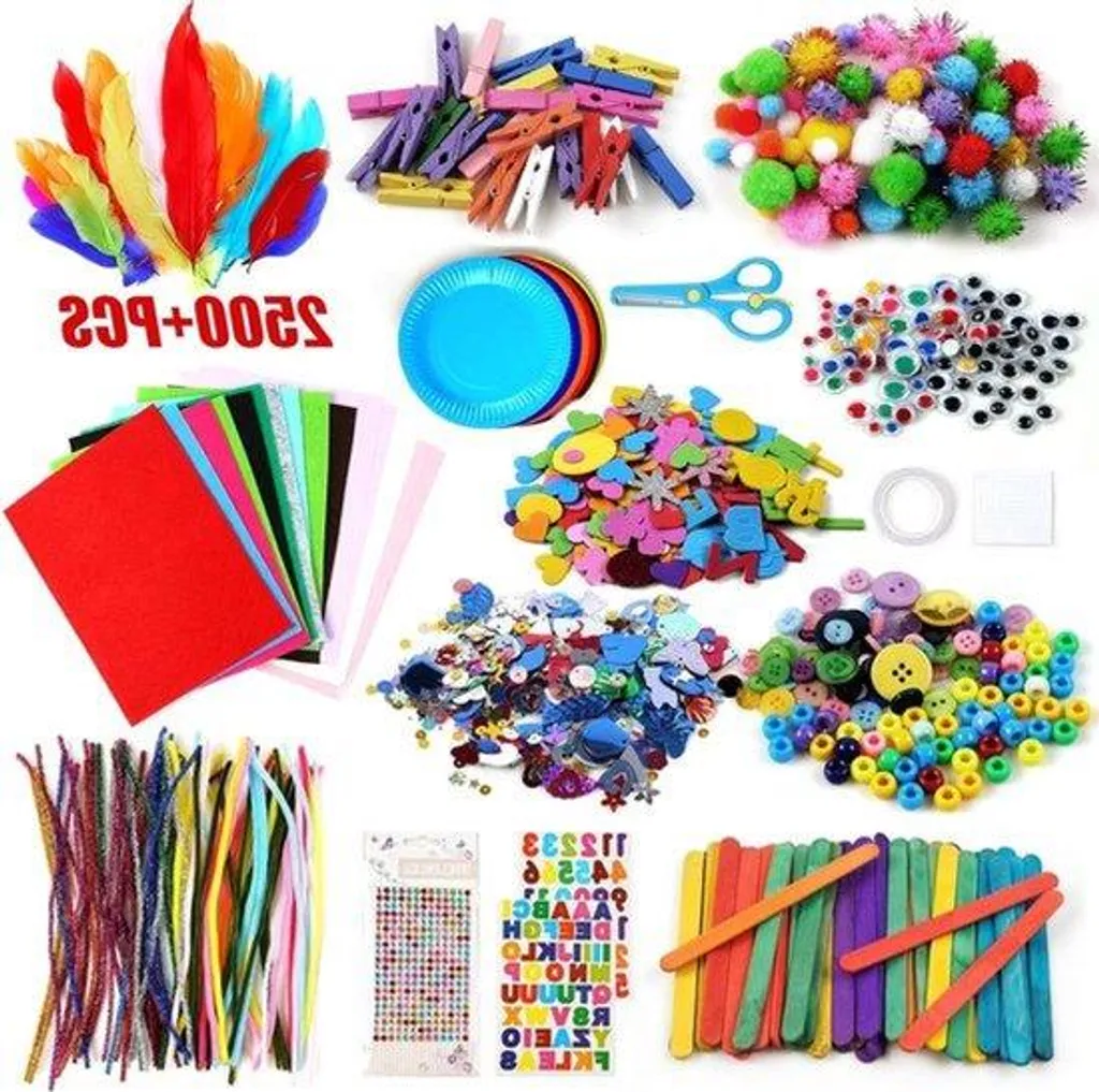 Kit de bricolage pour enfants scrapbooking complet avec accessoires