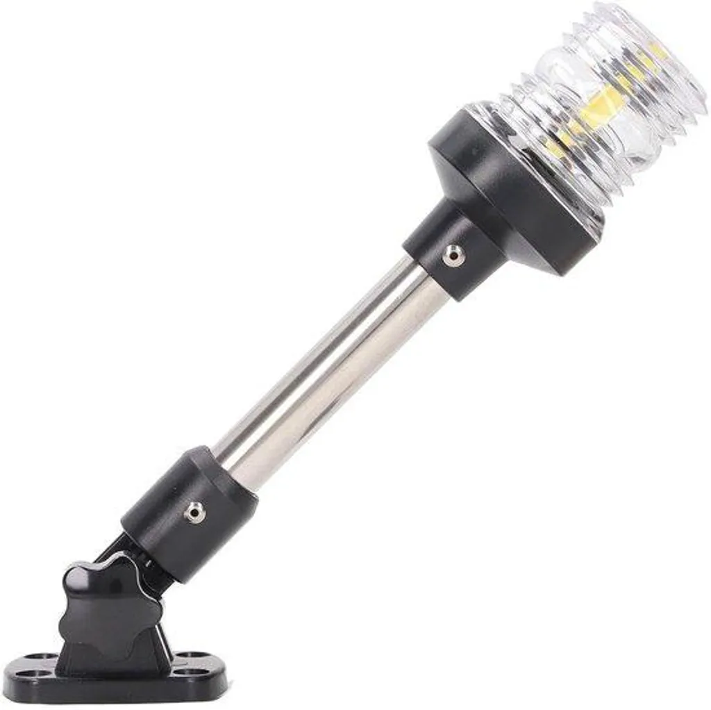 Feu de mouillage LED blanc 12V pour mât de bateau, modèle compact 3W