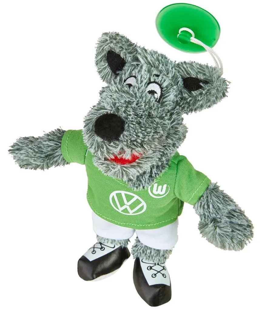Peluche ventouse Wölfi VfL Wolfsburg pour supporter de Bundesliga