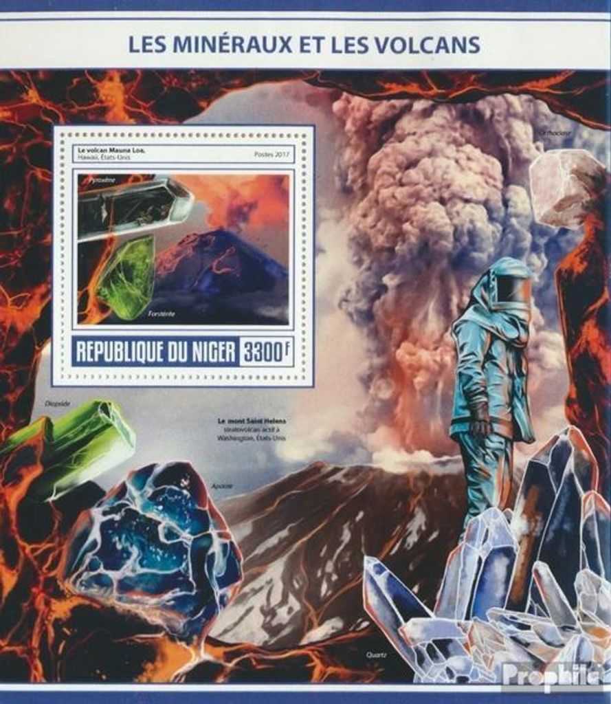 Briefmarken Niger 2017 Mi Block 699 (kompl. Ausg.) Produktbild 