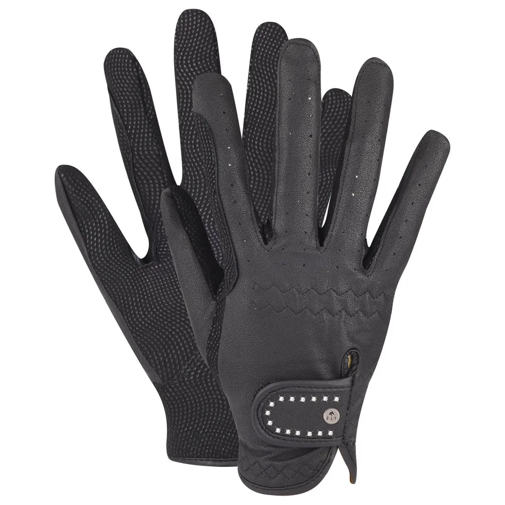 Gants équitation Allrounder noirs XL avec grip renforcé et respirant