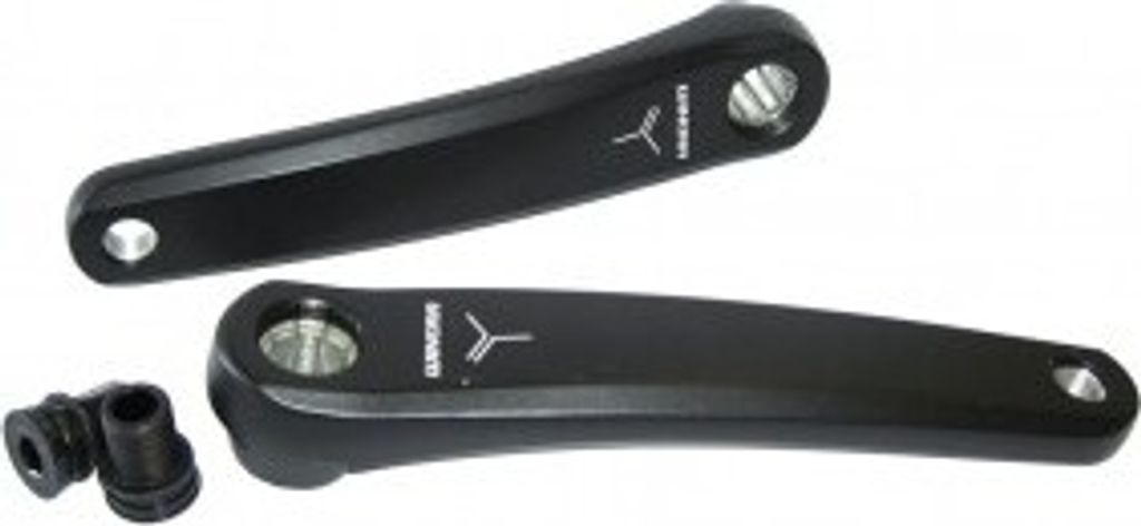 MIRANDA Kurbelset, PW-X, 170mm, ISIS schwarz, Winora Logo