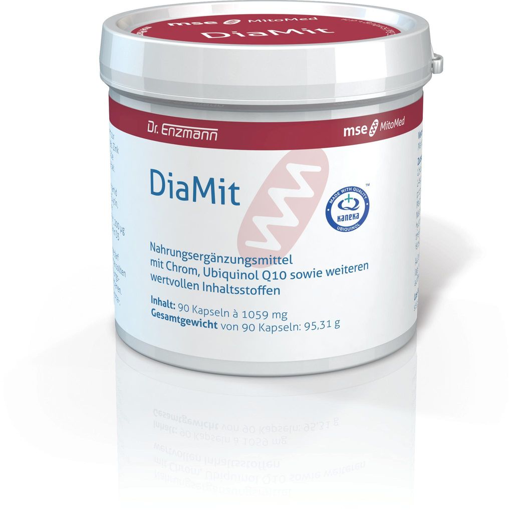 Dr. Enzmann DiaMit Chrom Ubiquinol Q10 - MSE - Chrom Stoffwechsel Energie