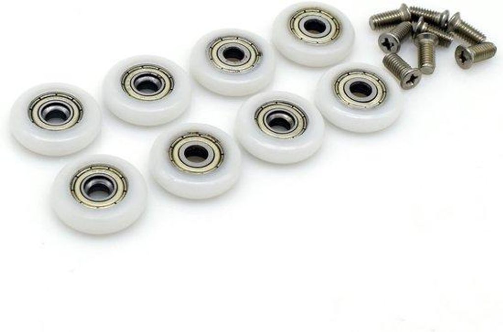 Kunststoff-Ringdurchmesser 23 mm - 8 Stück - für einfache Montage