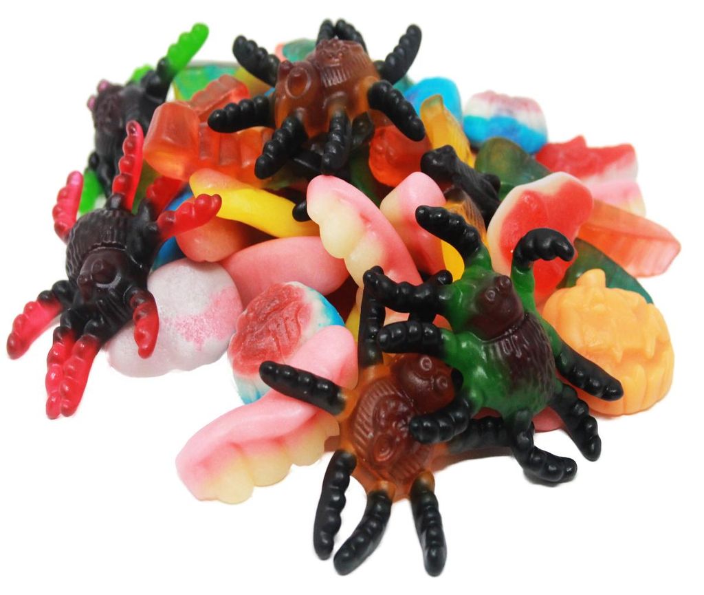 Gommes aux fruits Scary Halloween mélange de différents Image du produit 