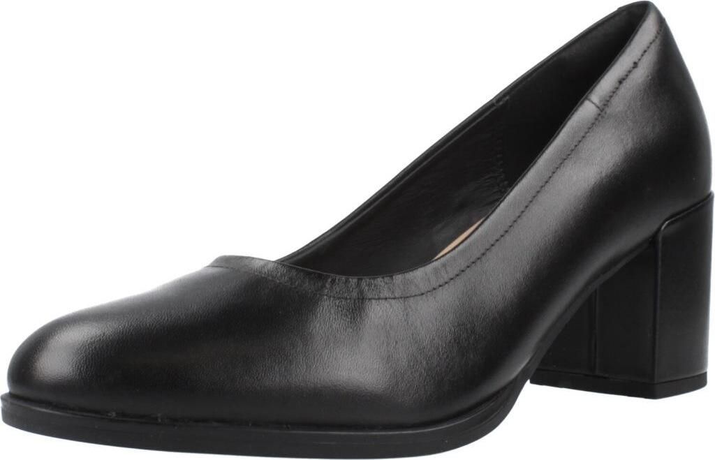 Clarks Pumps Freva55 Court, Glattleder, Schwarz, Damen