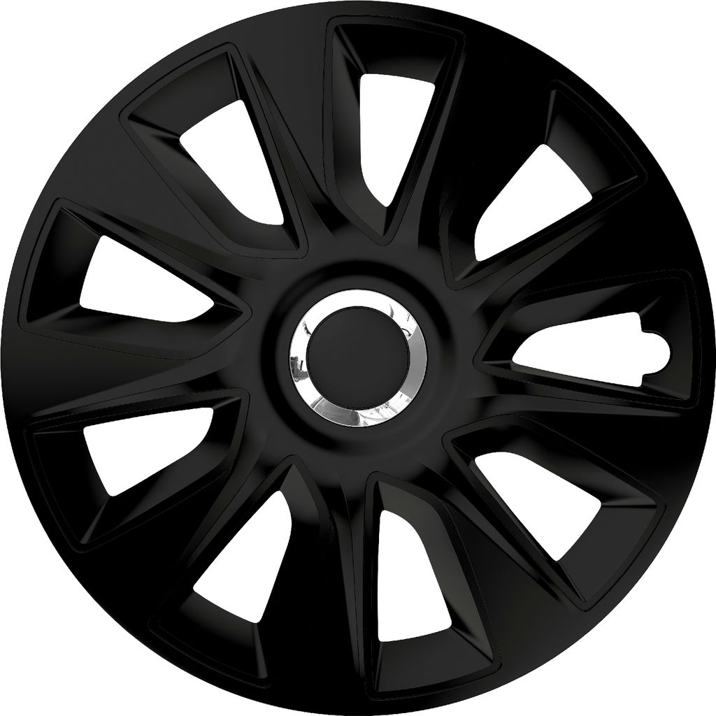 Z481224 Radkappen Radzierblenden EINZELN (1Stück) 13 Zoll Stratos RC schwarz