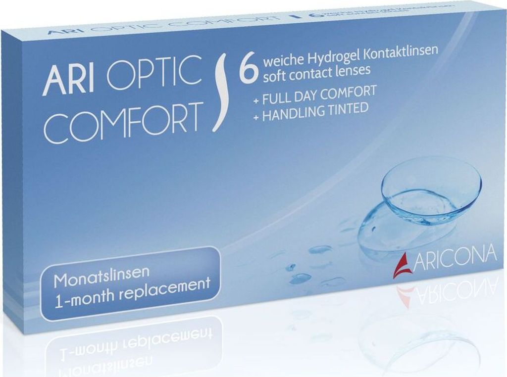 aricona Monatslinsen weich | BC 8.6 mm | DIA 14.2 | Dioptrien: +2.5