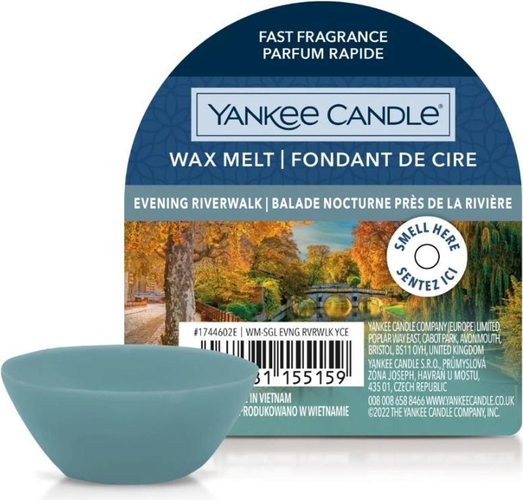 Yankee Candle Cera profumata Evening Riverwalk 22 G Immagine del prodotto 