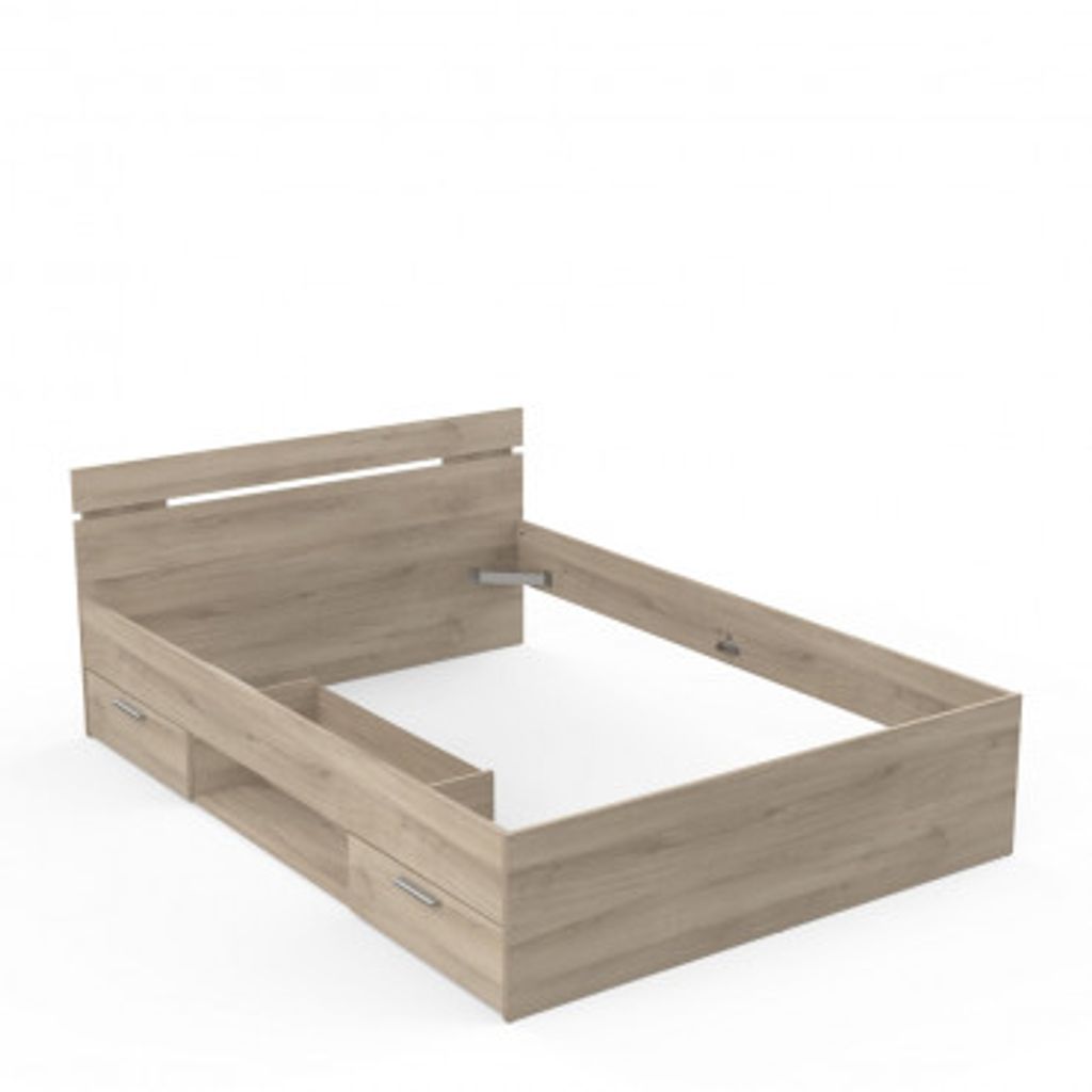 CasaDolce lit pratique MEDIN en couleur chêne Sonoma avec Image du produit 