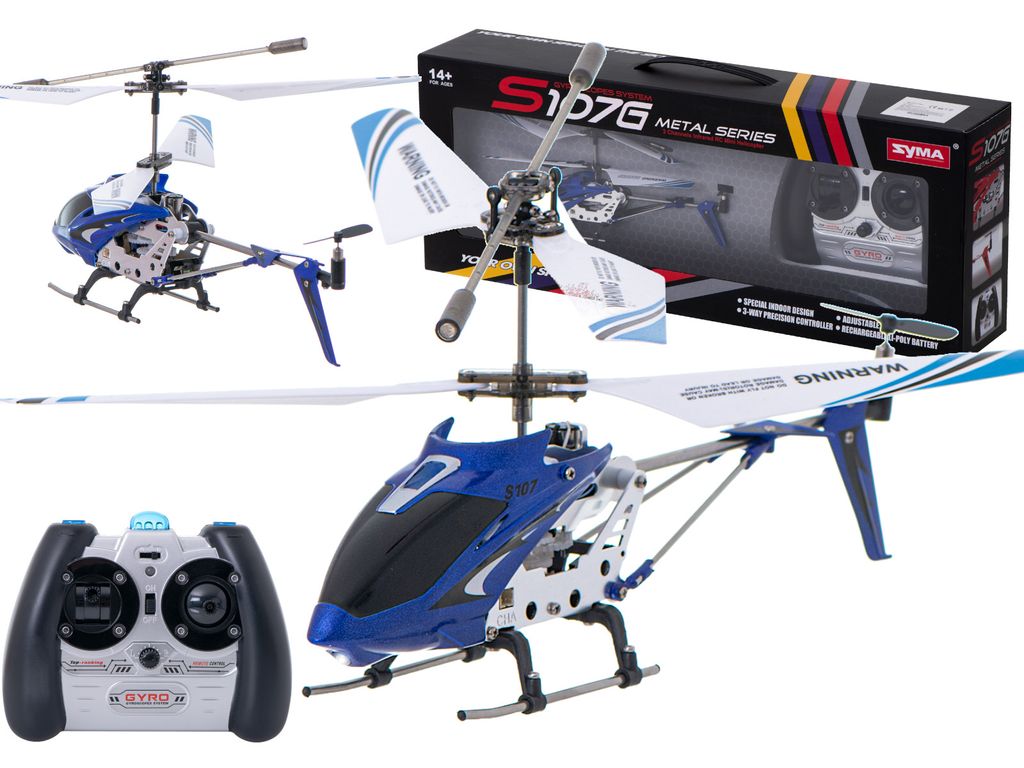 SYMA S107G elicottero telecomandato RC blu Immagine del prodotto 