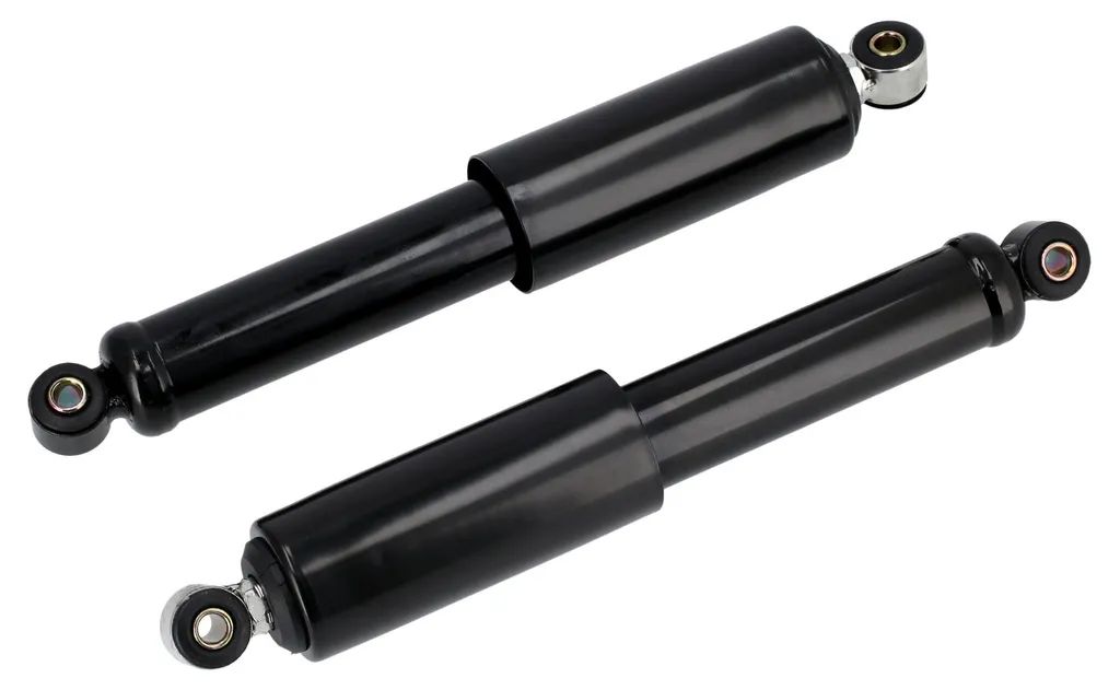 Paire de jambes de force avant noires 282mm pour Simson KR51 Schwalbe