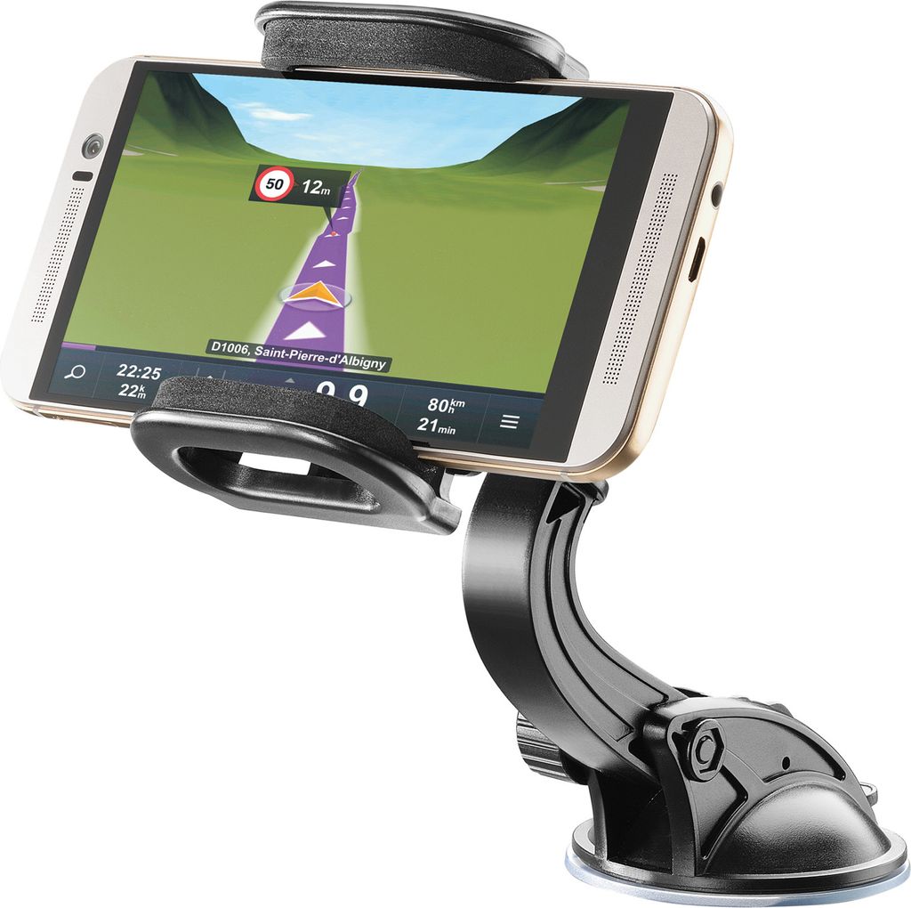 Cellular Line Car Holder Dualfix,4,5 -11,5 cm, schwarz (60054)