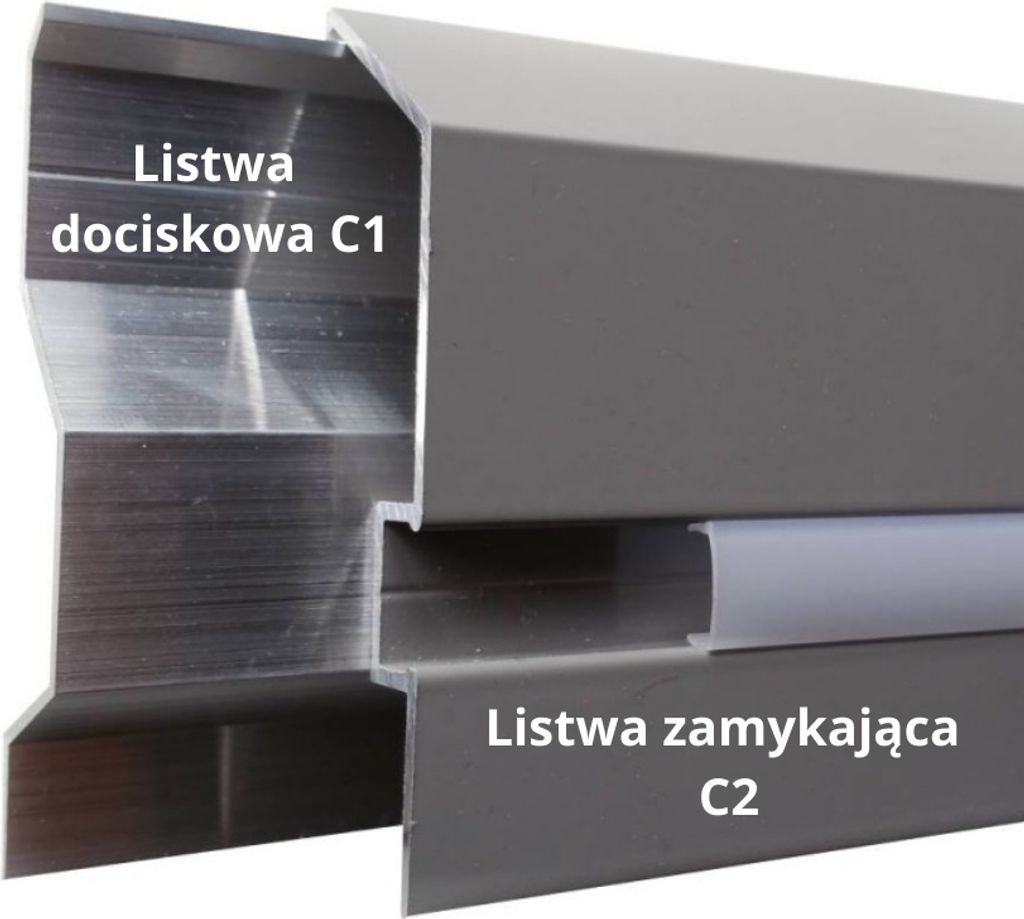Renoplast hliníkový základný profil C2 soklová lišta, Obrázok produktu 