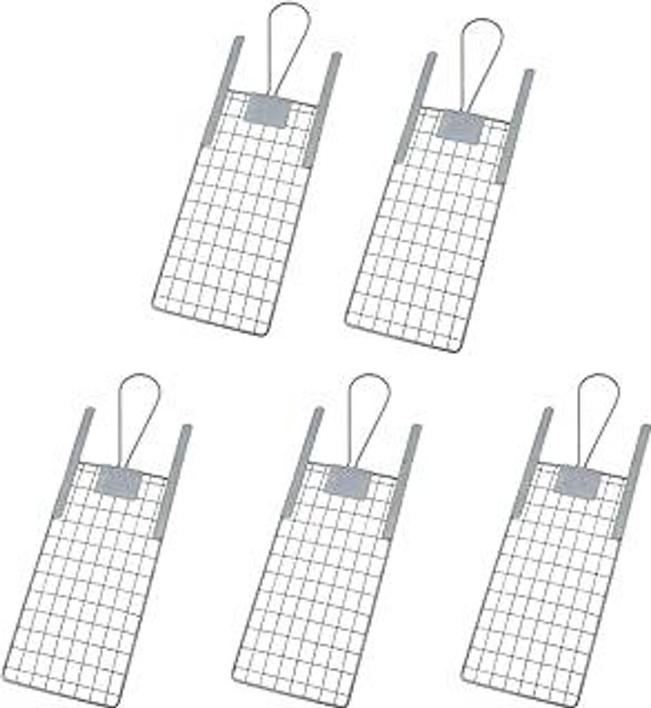 5er Set Metallgitter 100 x 210 mm