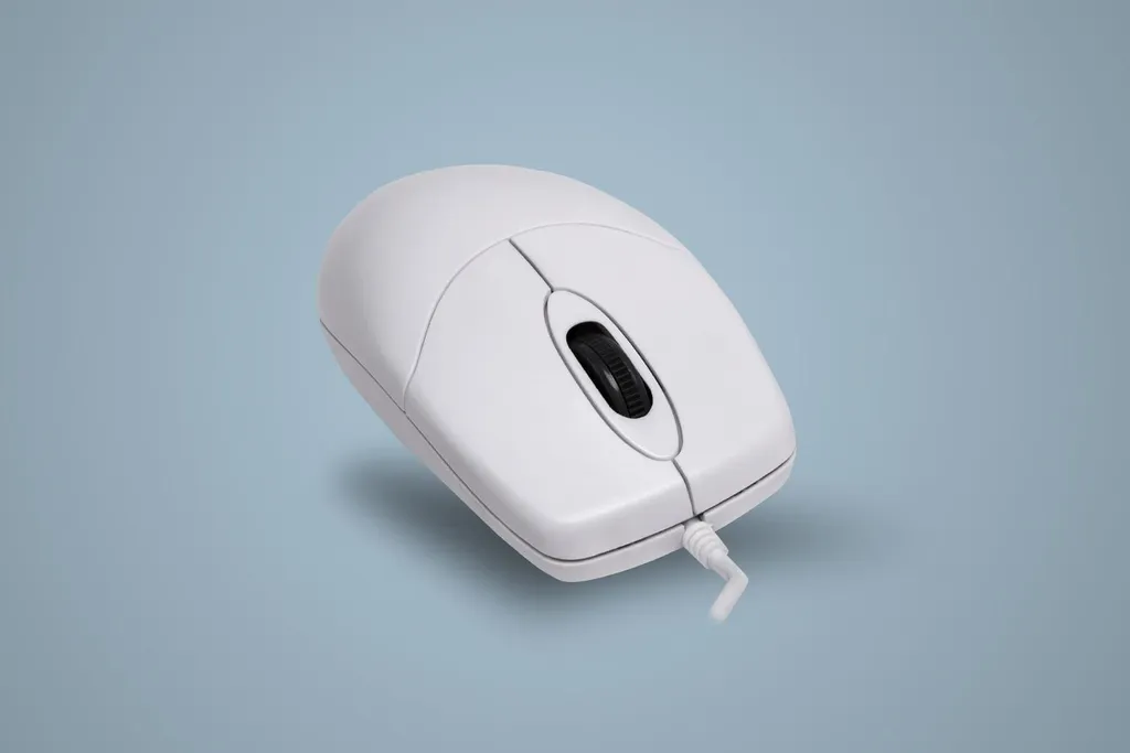 Souris de bureau ergonomique Active Key AK-PMJ1 Blanche pour le Travail - 2