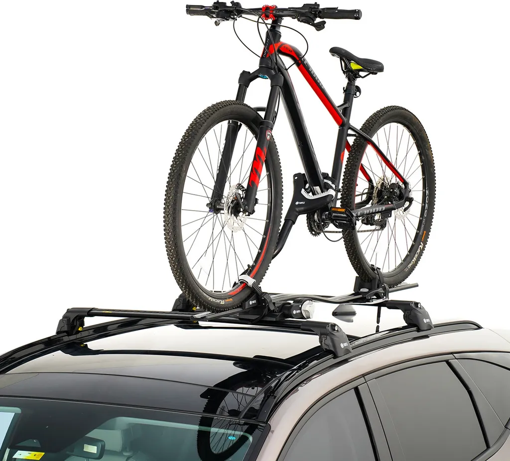 Porte-vélos TURTLE PRO-S Noir - Système de Transport sur Barres de Toit