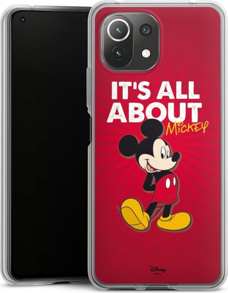 DeinDesign Handyhülle für Xiaomi Mi 11 Lite 5G NE Silikon Hülle Case Smartphone Schutzhülle Disney Maus Offizielles Lizenzprodukt