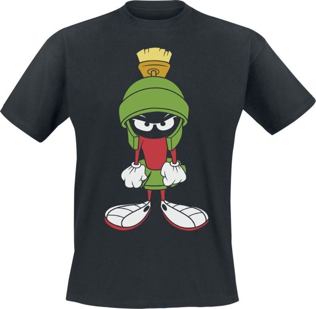 Looney Tunes T-Shirt Herren Marvin The Martian Attitude schwarz L